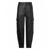 Svatlanta Pants 5002 F Bottoms Trousers Leather Leggings-Byxor Black Svea