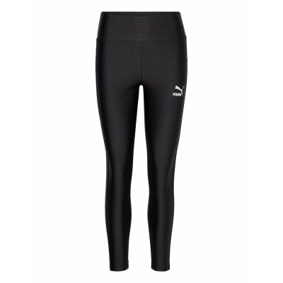 T7 High Waist Shiny Leggings Bottoms Running-training Tights Black PUMA