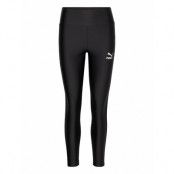 T7 High Waist Shiny Leggings Sport Running-training Tights Svart PUMA