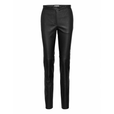 Taika L Leather Leggings/Byxor Svart Tiger Of Sweden