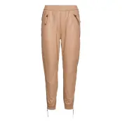 Talca Leather Leggings/Byxor Creme Munthe