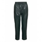 Talilia Trousers Leather Leggings/Byxor Grön BOSS