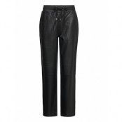Taz Leather Pants Trousers Leather Leggings/Byxor Svart Notes Du Nord