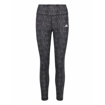 Te Aop Tig *Villkorat Erbjudande Running/training Tights Svart Adidas Performance