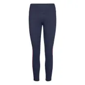 Te Linear Logo Ct Legging Running/training Tights Blå Reebok Performance