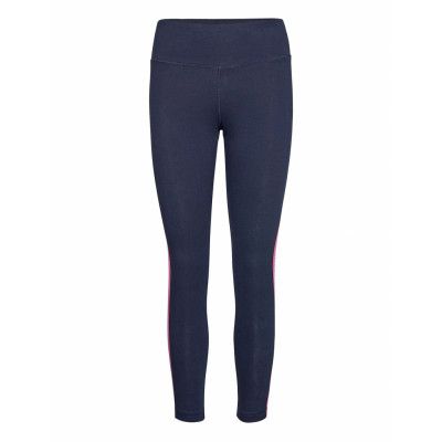 Te Linear Logo Ct Legging Running/training Tights Blå Reebok Performance
