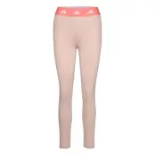 Techfit 7/8 Leggings Sport Running-training Tights Beige Adidas Performance