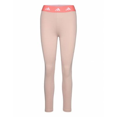 Techfit 7/8 Leggings Sport Running-training Tights Beige Adidas Performance