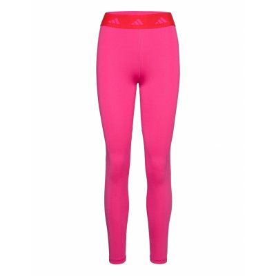 Techfit Long Leggings Bottoms Running-training Tights Pink Adidas Performance