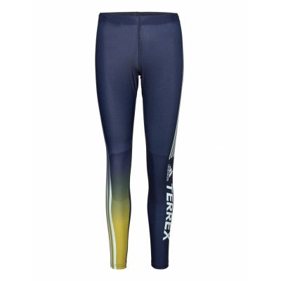 Terrex Agravic Xc Race Leggings Bottoms Running-training Tights Multi/patterned Adidas Terrex