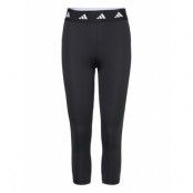 Tf Capri L Sport Running-training Tights Svart Adidas Performance