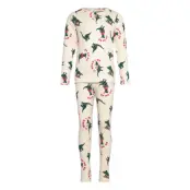 The New Tnholiday Rib Night Set - Cream - 122/128