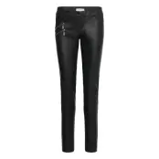 Thora Pant Leather Leggings/Byxor Svart Denim Hunter