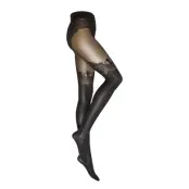 Ti 15Den Opulent Lace *Villkorat Erbjudande Lingerie Pantyhose & Leggings Svart Hunkemöller