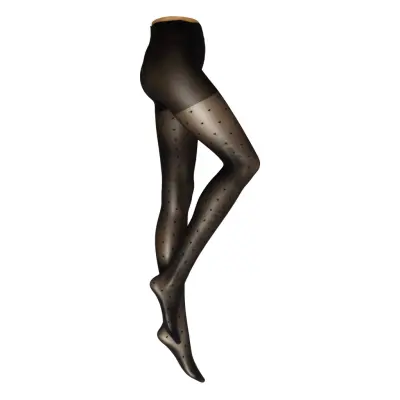 Tights 30 Den Ao Hearts Lingerie Pantyhose & Leggings Svart Lindex