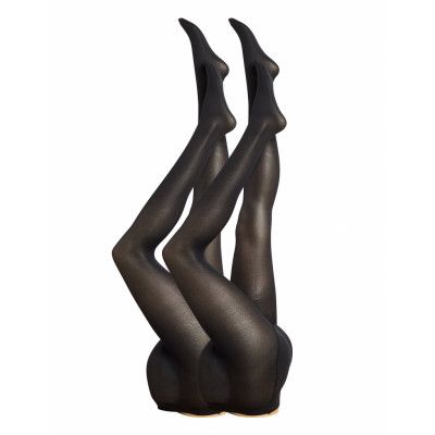 Tights 40 Den 2 Pack Mom Lingerie Pantyhose & Leggings Svart Lindex