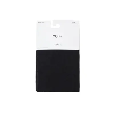 Lindex Tights Brushed Inside Svart