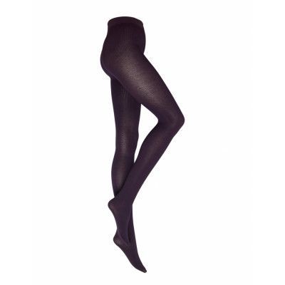 Lindex Tights Playful Rib Lila