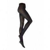 Tights Thin Rib Lingerie Pantyhose & Leggings Svart Lindex