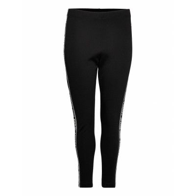 Tjw Crv Taping Legging Running/training Tights Svart Tommy Jeans