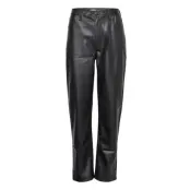 Tjw Julie Pleather Pant Bottoms Trousers Leather Leggings-Byxor Svart Tommy Jeans