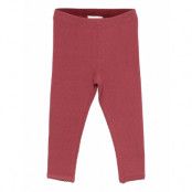 Tnasta Rib Leggings Leggings Röd The New