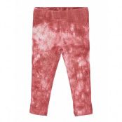 Tnaye Rib Leggings Leggings Röd The New