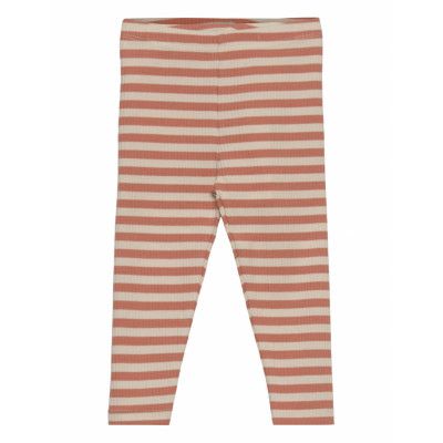 Tnsfinn Rib Leggings Leggings Brun The New