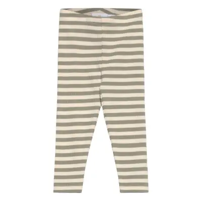 Tnsfinn Rib Leggings Leggings Grön The New