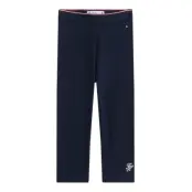 Tommy Hilfiger Global Stripe Wb Leggings - Navy - 86