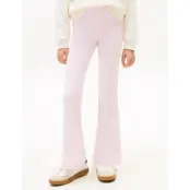 Tommy Hilfiger Rib Flare Legging - Pink - 140