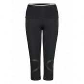 Tp 3/4ti P.Blue Running/training Tights Svart Adidas By Stella McCartney