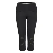 Tp 3/4ti P.Blue Running/training Tights Svart Adidas By Stella McCartney