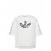 Tref Infill Tee T-shirts & Tops Short-sleeved Vit Adidas Originals