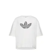 Tref Infill Tee T-shirts & Tops Short-sleeved Vit Adidas Originals