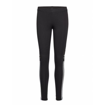 Trefoil Leggings Bottoms Leggings Svart Adidas Originals