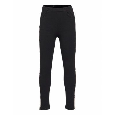 Trousers Jersey School Leggings Svart Polarn O. Pyret