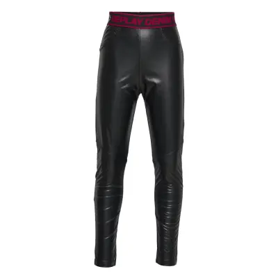 Trousers Bottoms Leggings Svart Replay