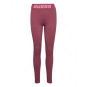 Trudy Seamless Legging 4/4 Bottoms Running-training Tights Seamless Tights Pink Guess Activewear