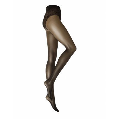 Wolford Tummy 20 Control Top Tights Svart