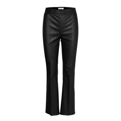 Dante6 Dante6-Tyson Crop Flare Leather Pants Svart
