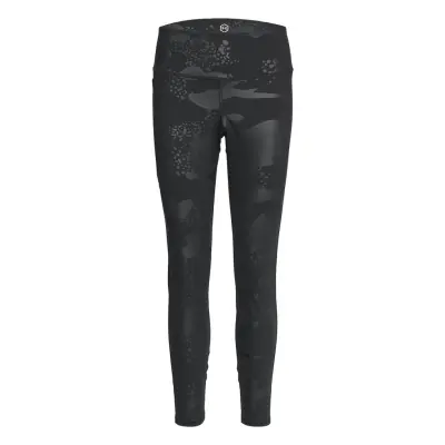 Ua Rush Tonal Leg Ns Running/training Tights Svart Under Armour