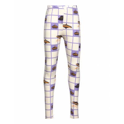 Ufo Aop Leggings Leggings Multi/mönstrad Mini Rodini