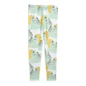Unicorn Noodles Aop Leggings Leggings Grön Mini Rodini