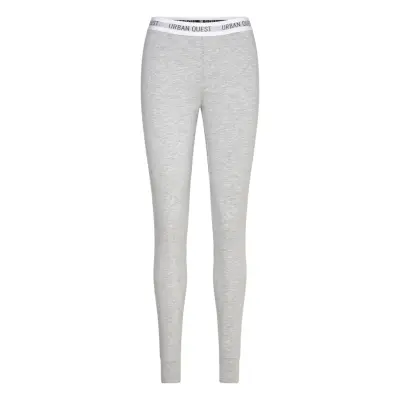 URBAN QUEST Women Bamboo Sweat Leggings - Grey - XS