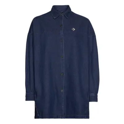 Utility Woven Shirt Sport Shirts Long-sleeved Blue Converse