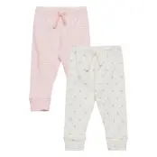 V-2Pk Knt Btm Baby Trousers Multi/mönstrad GAP