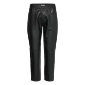 Valdi Pant Trousers Leather Leggings/Byxor Svart IBEN