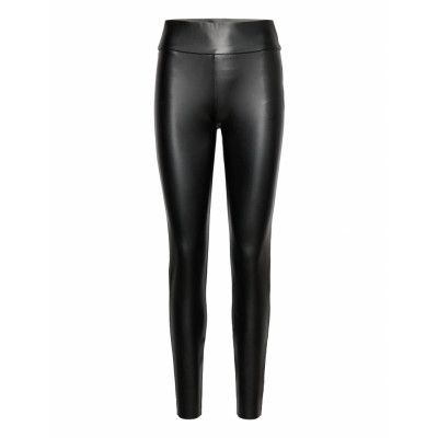 Vila Vibarb Coated Hw Legging - Noos Svart