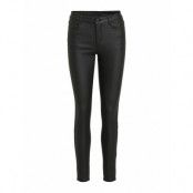 Vicommit Coated Rwsk New Pant-Noos Bottoms Trousers Leather Leggings-Byxor Black Vila